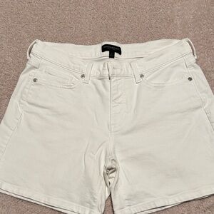 Banana Republic Off-White Denim Shorts